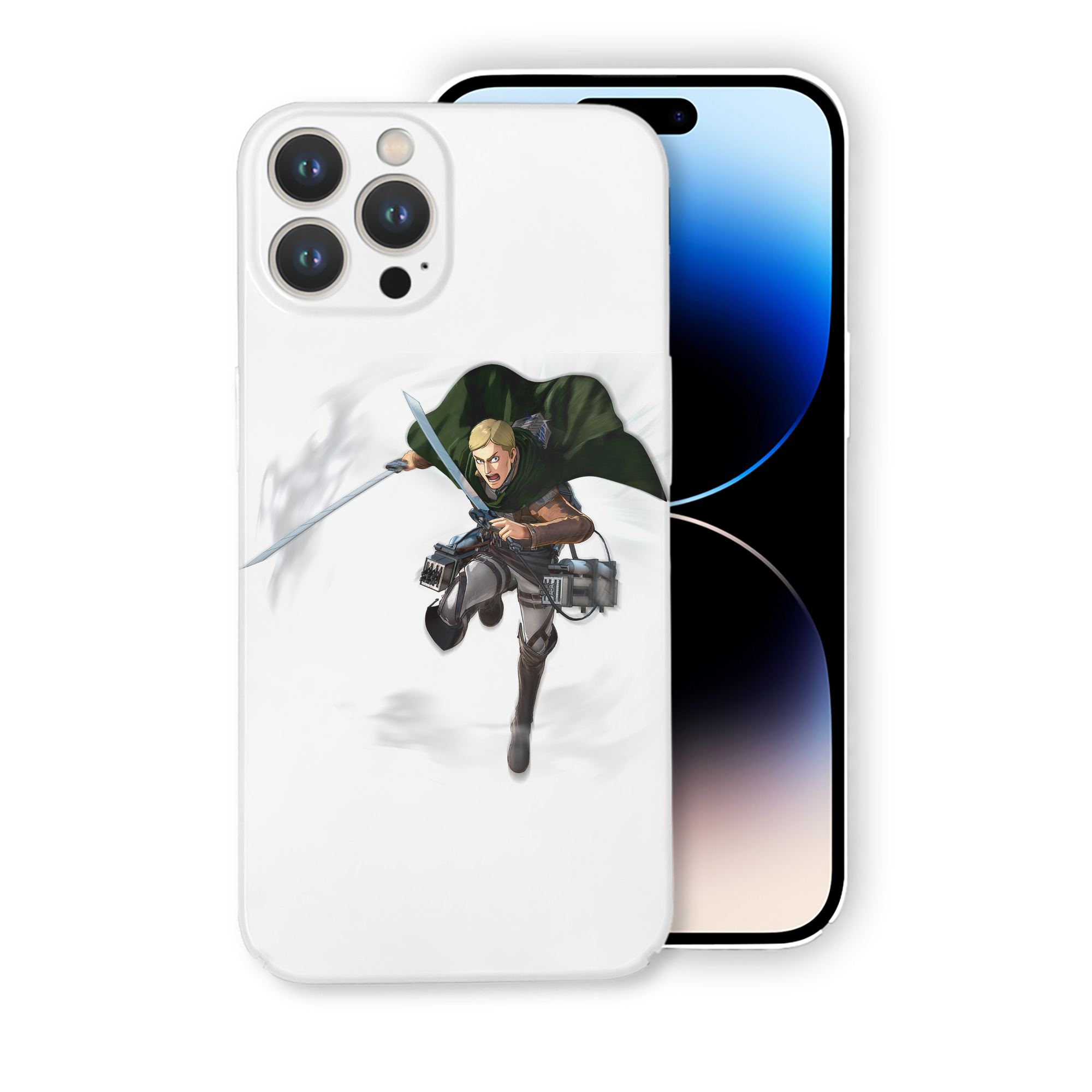 （画像用） 進撃の巨人 エルヴィン・スミス Attack on Titan Erwin Smith 【iPhone 14シリーズ対応】ハードケース